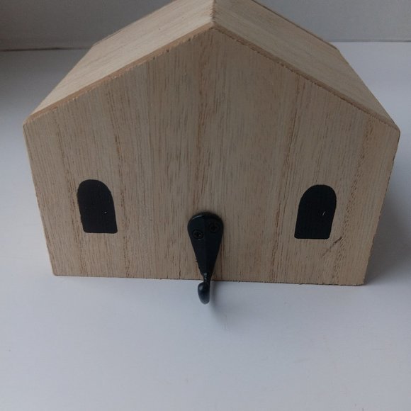 Wood Stocking Holder Rustic Distressed Style Natural - Picture 1 of 6